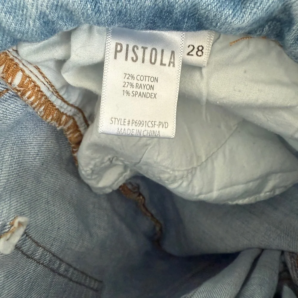 Pistola Monroe Crop High Rise Cigarette jeans - Picture 6 of 7